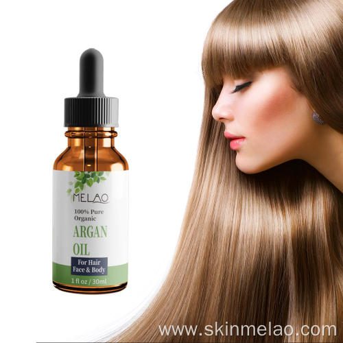 Pure Natural Organic Argan Oil for Hair Treatment